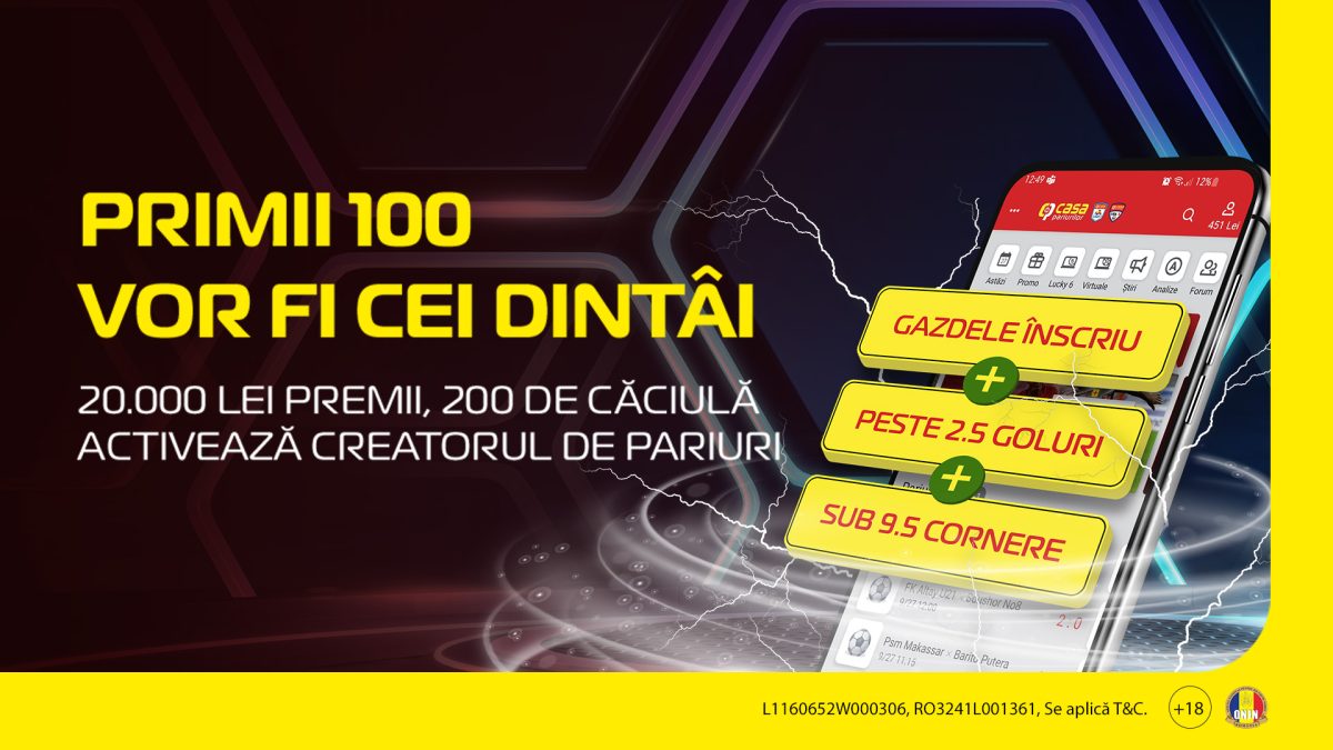 Primii 100 vor fi cei dintâi. Cu 200 de lei de căciulă faci treabă bună