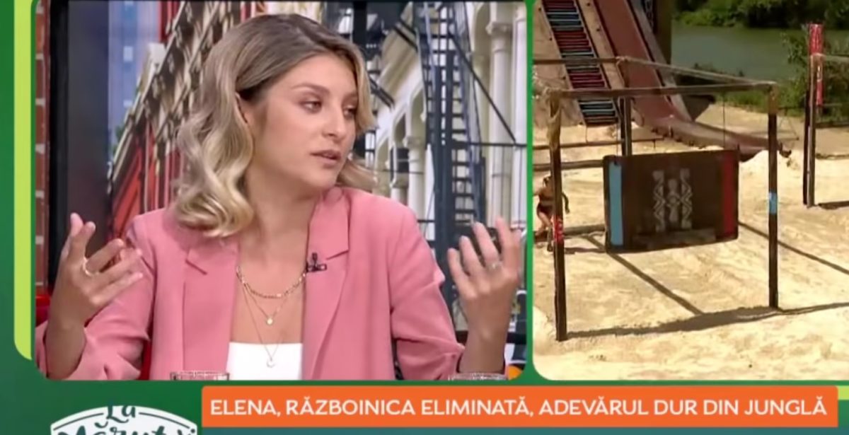 Elena Matei, adevărul despre ce se întâmplă la Survivor România. Ce a spus în direct, la Măruță