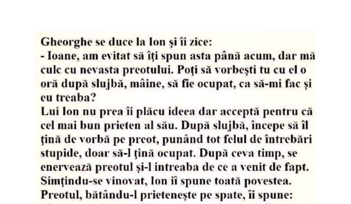 BANC | Gheorghe își ia inima-n dinți: „Ioane, am evitat să-ți spun asta până acum, dar mă culc cu…”