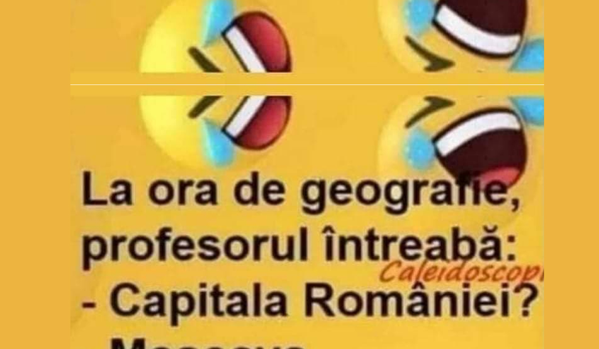 BANC | La ora de geografie: „Care e capitala României?” Ce a răspuns Bulă