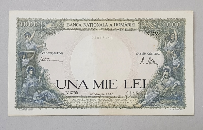 Cât a ajuns să coste pe OLX o bancnotă de 1000 de lei, din 1941