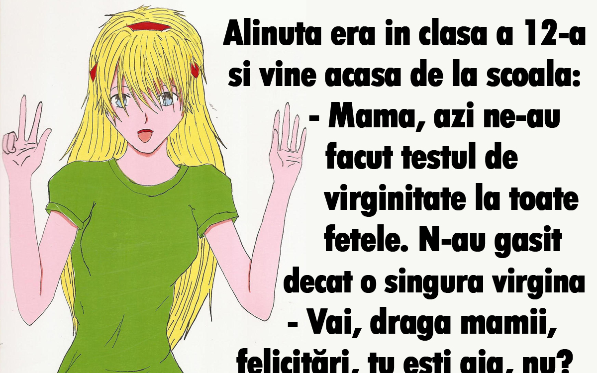 BANC | Alinuța era în clasa a 12-a: „Mamă, azi ne-au făcut testul de virginitate la toate fetele”