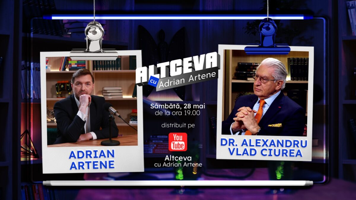 Profesorul Vlad Ciurea este invitat la podcastul ALTCEVA cu Adrian Artene