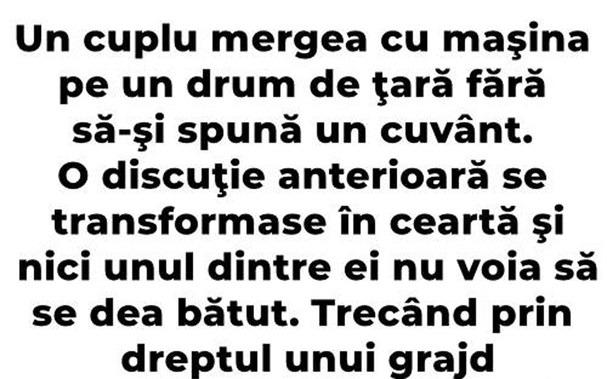 Cel mai tare banc | De ce nu e bine să te cerți cu nevasta