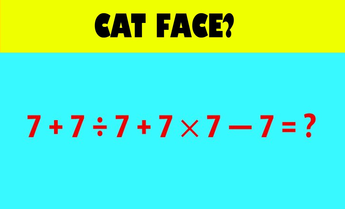 Testul de matematică la care și geniile greșesc | Cât face 7+7/7+7*7-7?