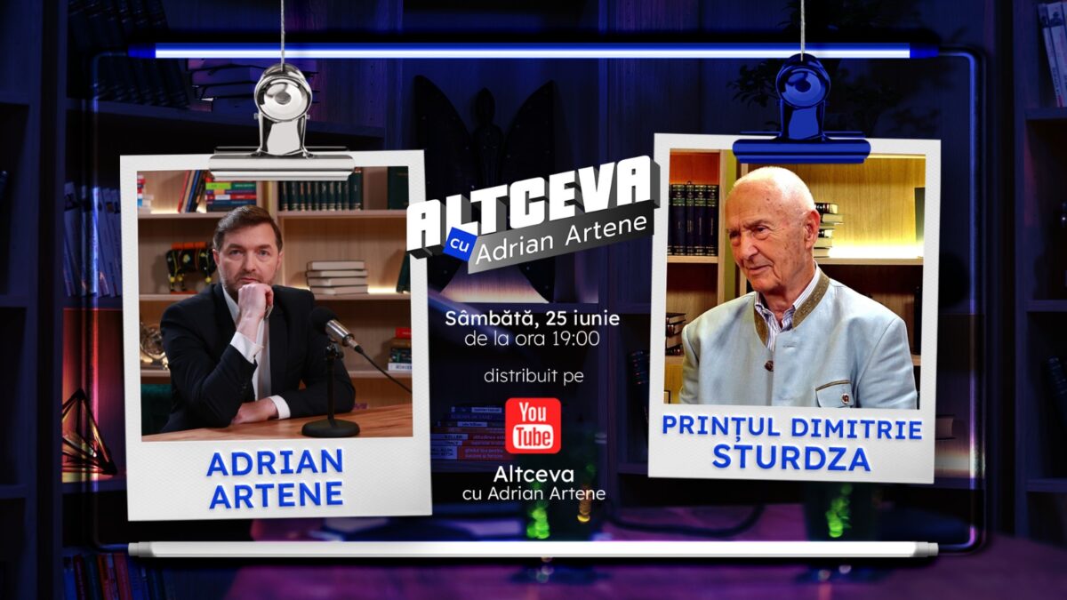 Prințul Dimitrie Sturdza este invitat la podcastul ALTCEVA cu Adrian Artene