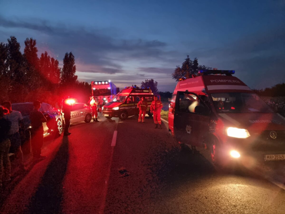 Accident grav cu 12 victime în Dâmbovița. A fost activat Planul Roșu