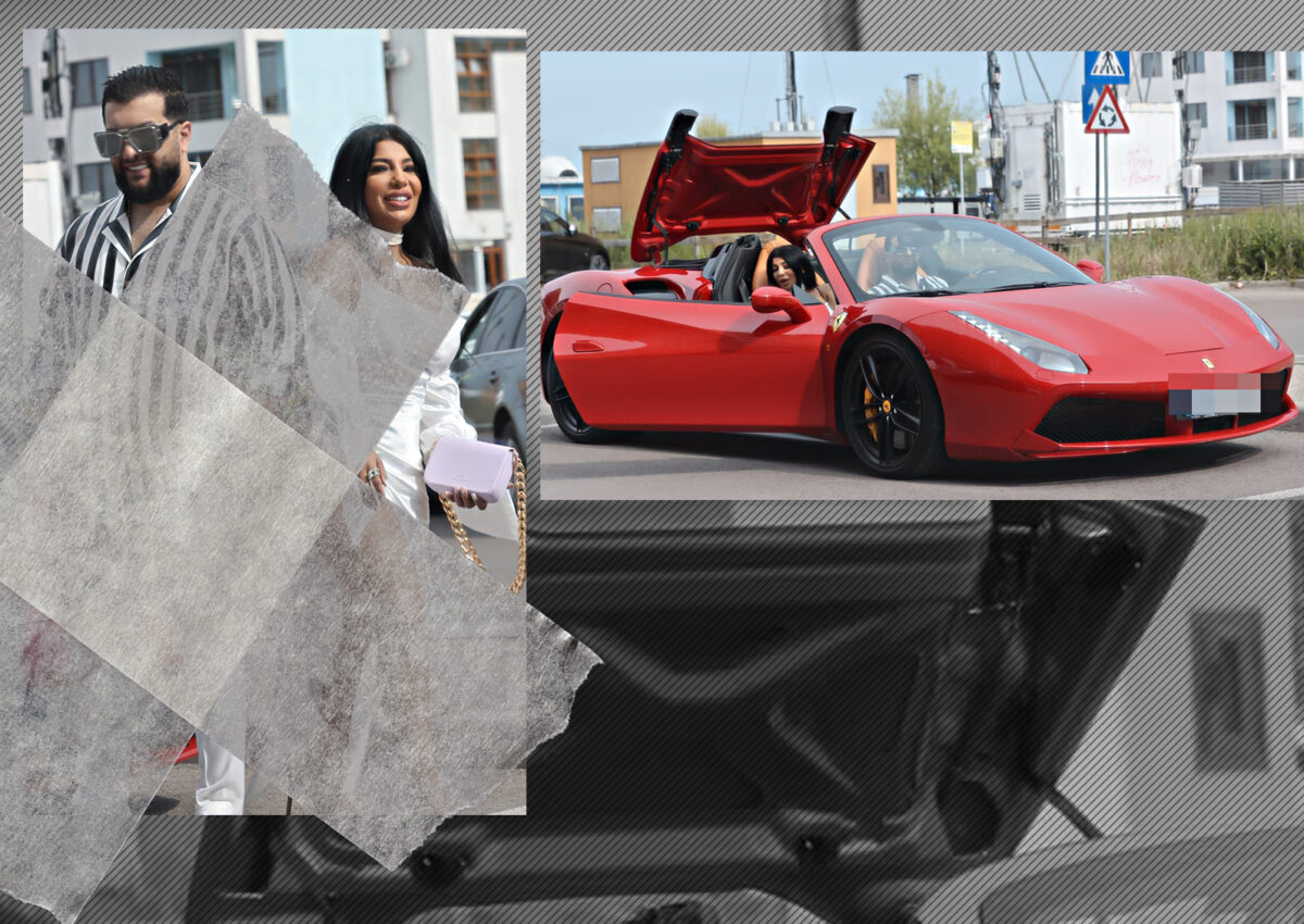 Tzancă Uraganu i-a rupt pe toți cu Ferrari-ul și bruneta din dotare! Cum și-a făcut intrarea manelistul la nunta lui Florin Salam