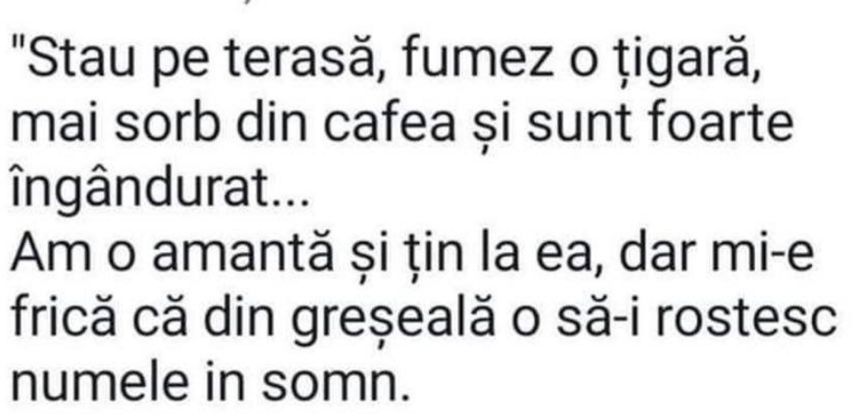 Bancul zilei. „Ieri mi-am cumpărat o pisică şi i-am pus numele amantei”