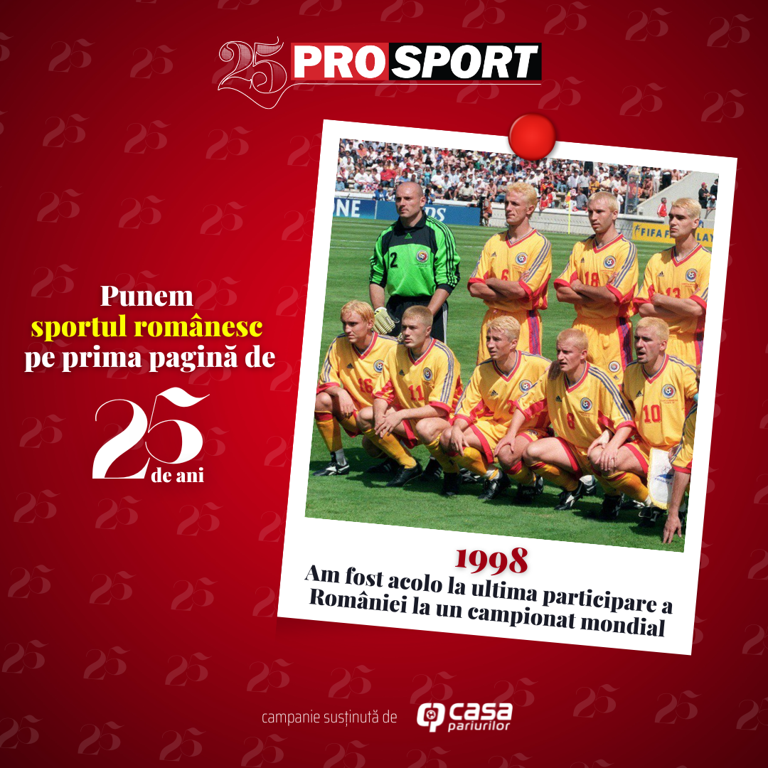 PROSPORT 25 – 1998. Gică Hagi. Ultimul Mondial. „Regele”, opere alese