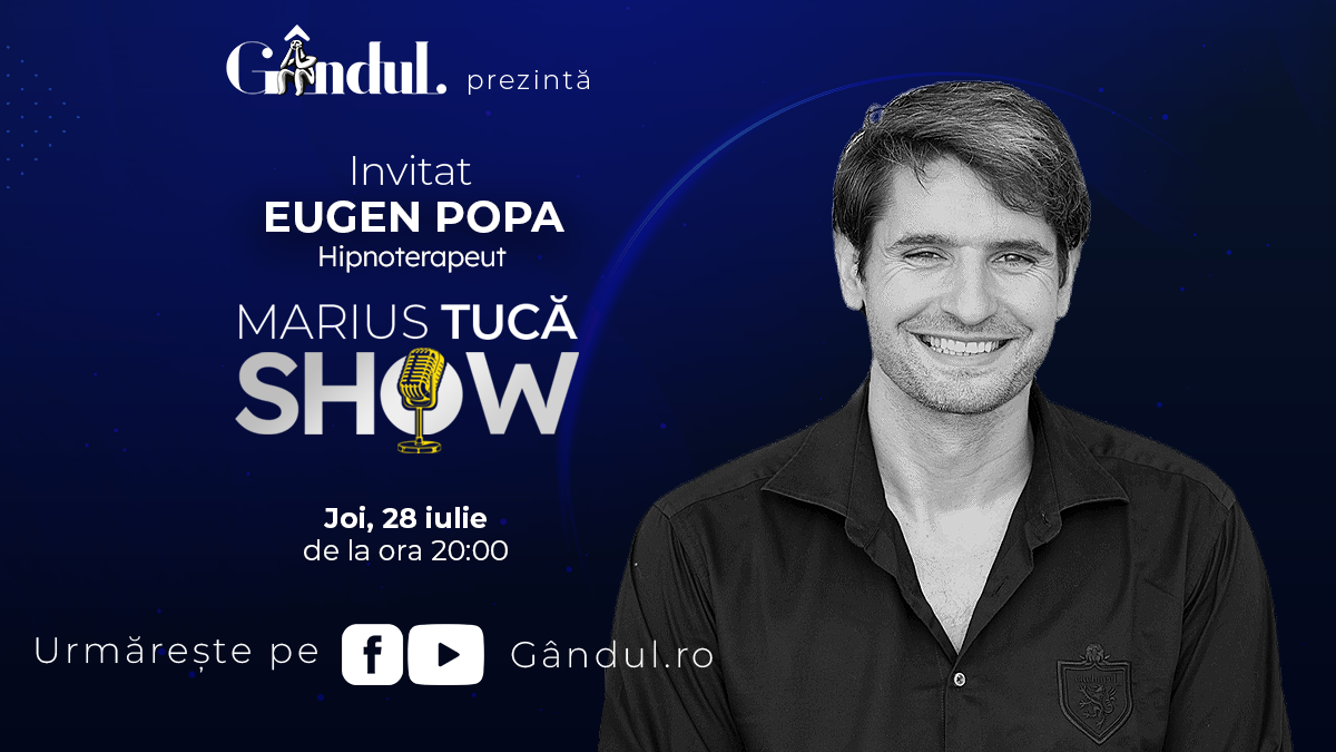 Marius Tucă Show începe joi, 28 iulie, de la ora 20.00, pe gandul.ro