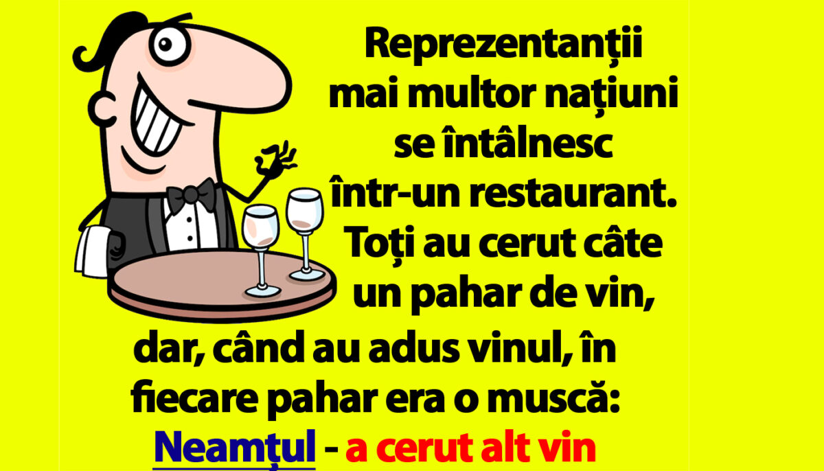 BANCUL ZILEI | Cum se comporta lumea când găsește o muscă în pahar, la restaurant