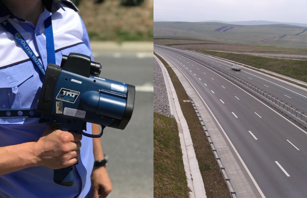 Mare atenție șoferi! Locurile noi în care se ascund polițiștii cu radarul pe autostradă