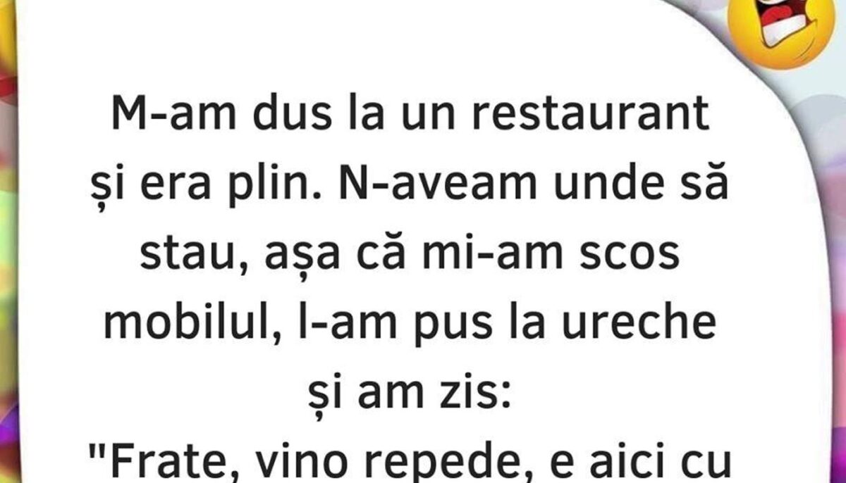 Bancul de marți | „Frate, vino repede! E aici cu altcineva”