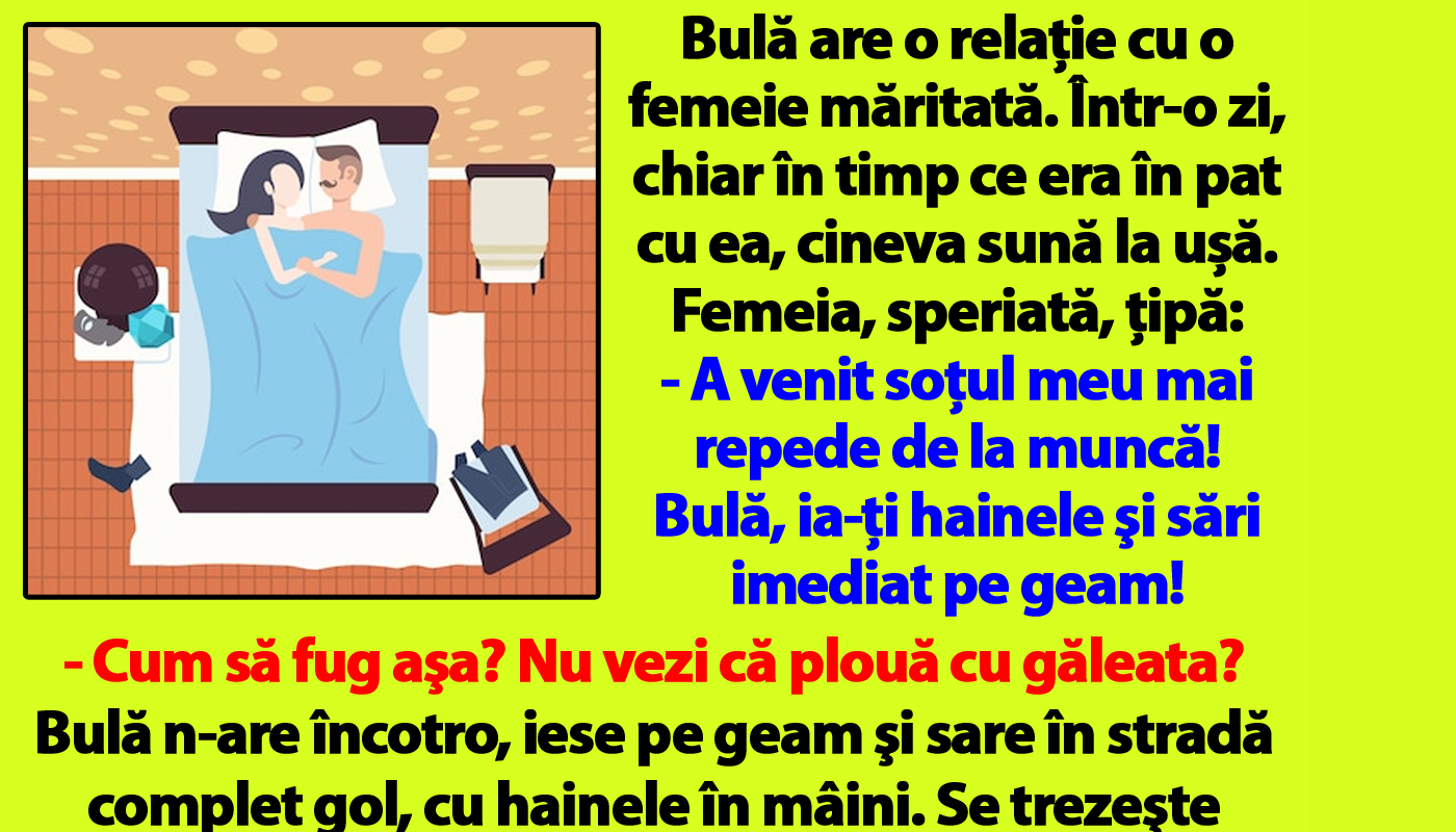 BANC | Bulă Are O Relație Cu O Femeie Măritată. Într-o Zi, Chiar în ...