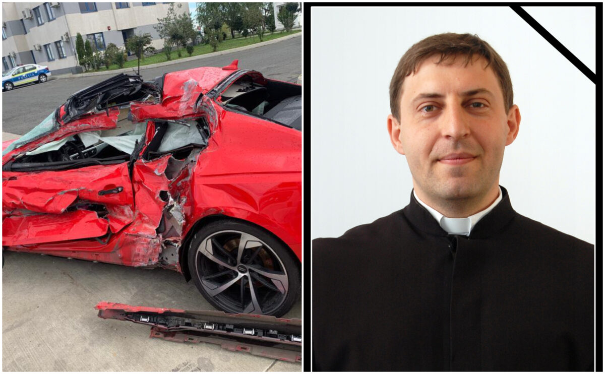 Tragedie pe A1. Preotul Remus Dobra a murit într-un accident rutier. Autoturismul său s-a izbit de un TIR