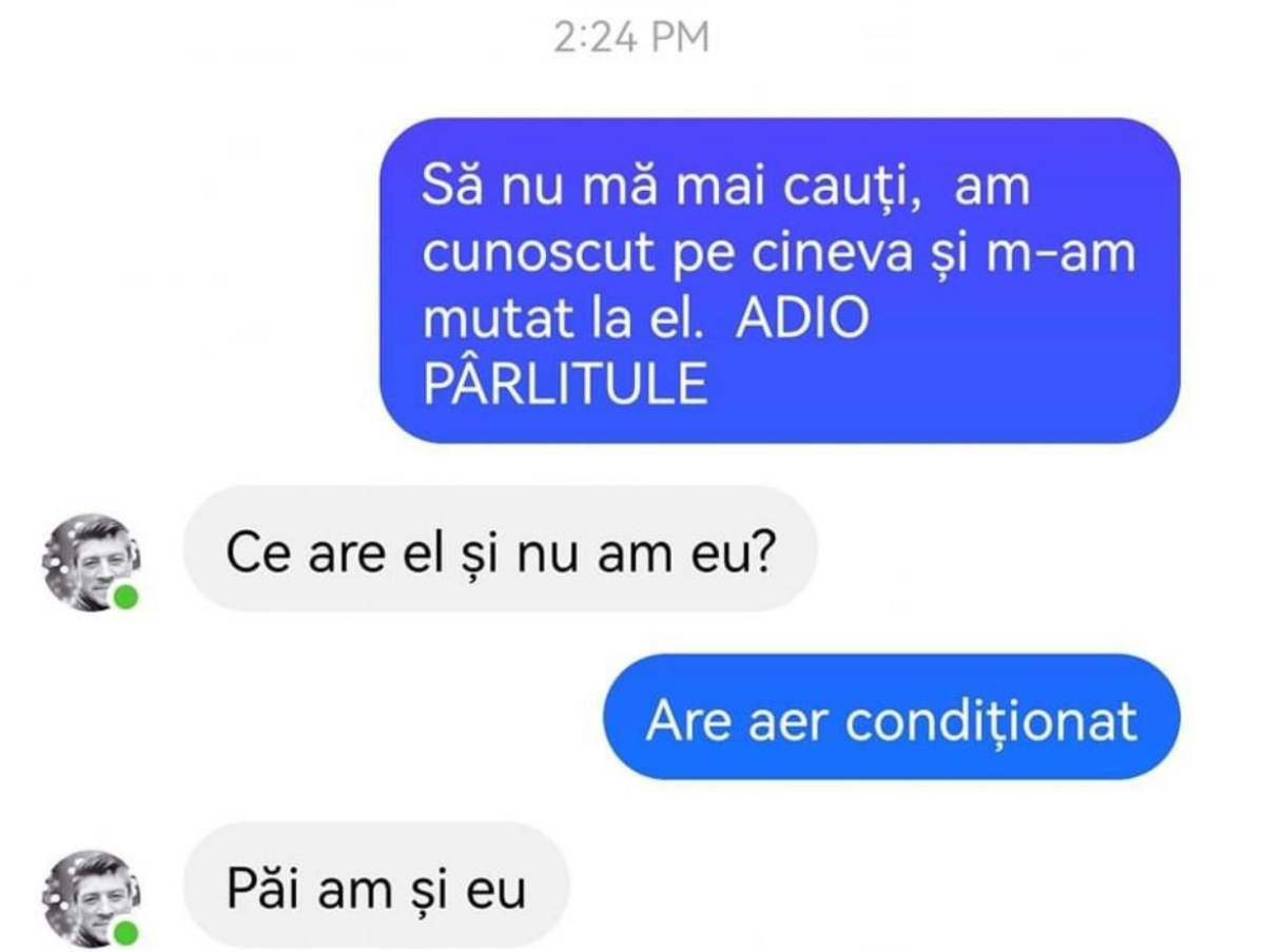 Bancul Zilei „să Nu Mă Mai Cauți Am Cunoscut Pe Cineva” 