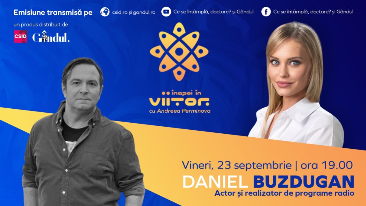 LANSARE: ,,Înapoi în viitor cu Andreea Perminova’’, în fiecare vineri de la 19:00 pe site-urile Gândul Media Network, YouTube și Facebook!