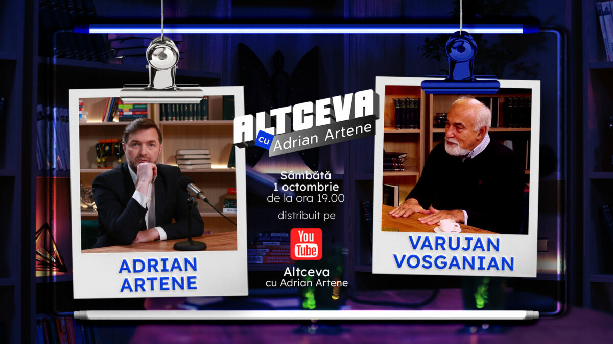 Varujan Vosganian este invitat la podcastul ALTCEVA cu Adrian Artene