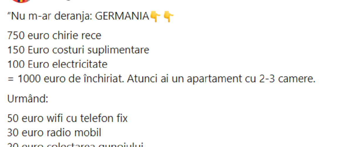 Cât costă, de fapt, să trăiești o lună în Germania: „În ciuda a 10 ore de job full time, mai am nevoie de 110 euro”