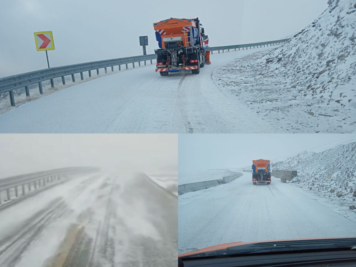 Ninge în România. Vremea s-a schimbat radical. Stratul de zăpadă a ajuns la 10 centrimetri | VIDEO