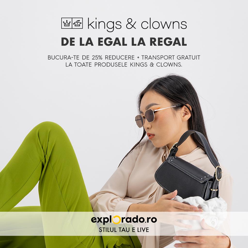 Comunicat de presă: Explorado.ro a lansat propria colecție de haine sub brandul Kings & Clowns