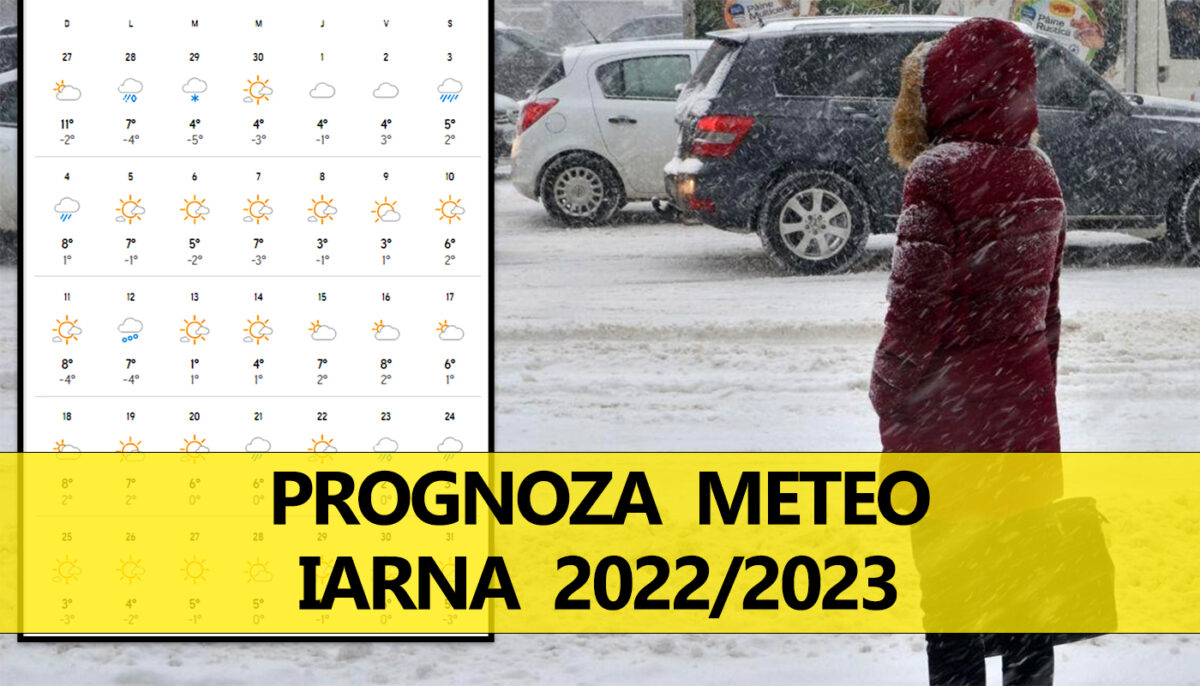 Meteorologii anunță o iarnă cum nu prea a mai fost în România. Temperaturi ciudate în decembrie 2022 și ianuarie 2023