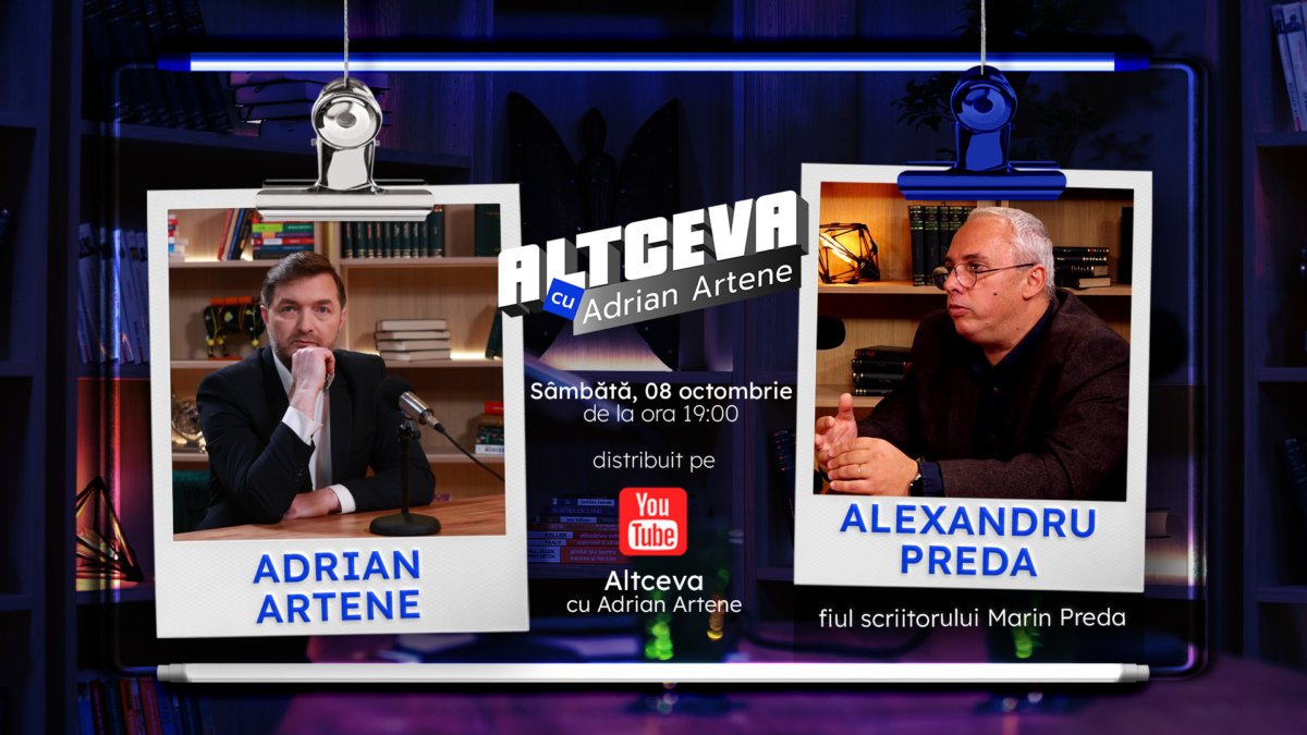 Alexandru Preda, fiul scriitorului Marin Preda, este invitat la podcastul ALTCEVA cu Adrian Artene