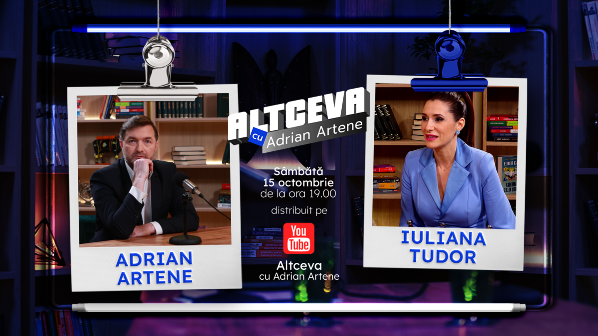 Iuliana Tudor este invitată la podcastul ALTCEVA cu Adrian Artene