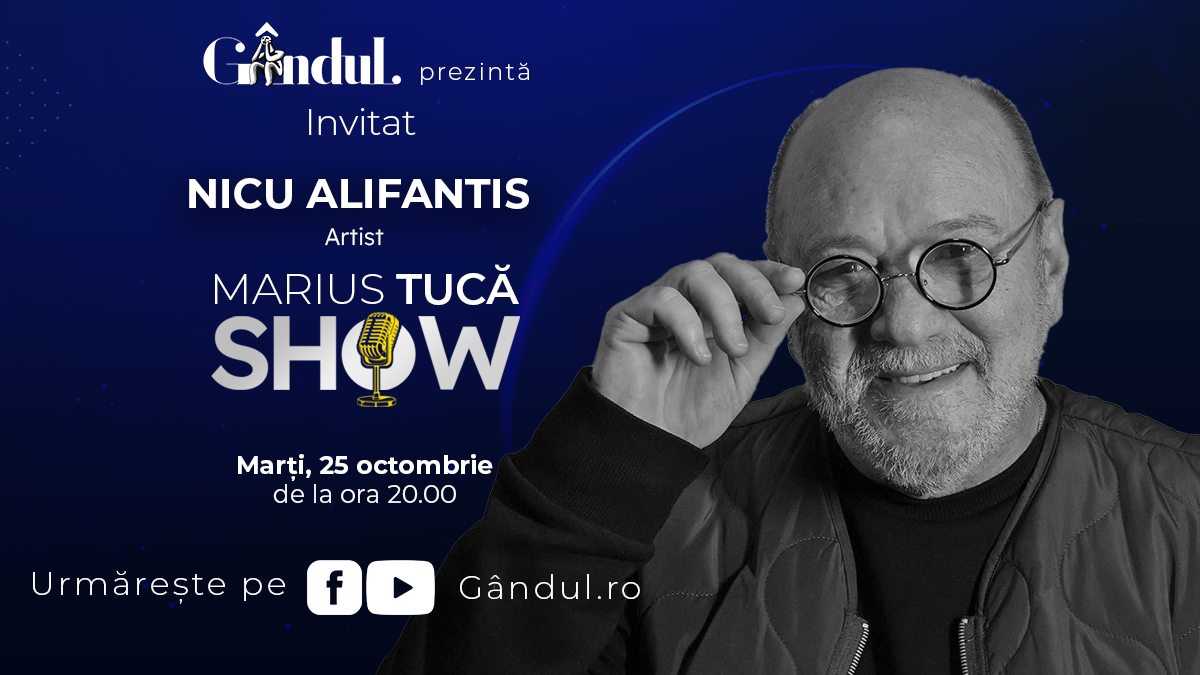 Marius Tucă Show începe marți, 25 octombrie, de la ora 20.00, live pe gândul.ro