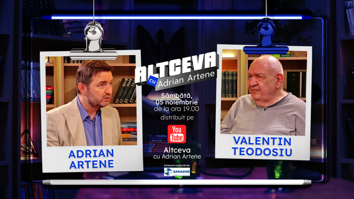 Actorul Valentin Teodosiu este invitat la podcastul ALTCEVA cu Adrian Artene