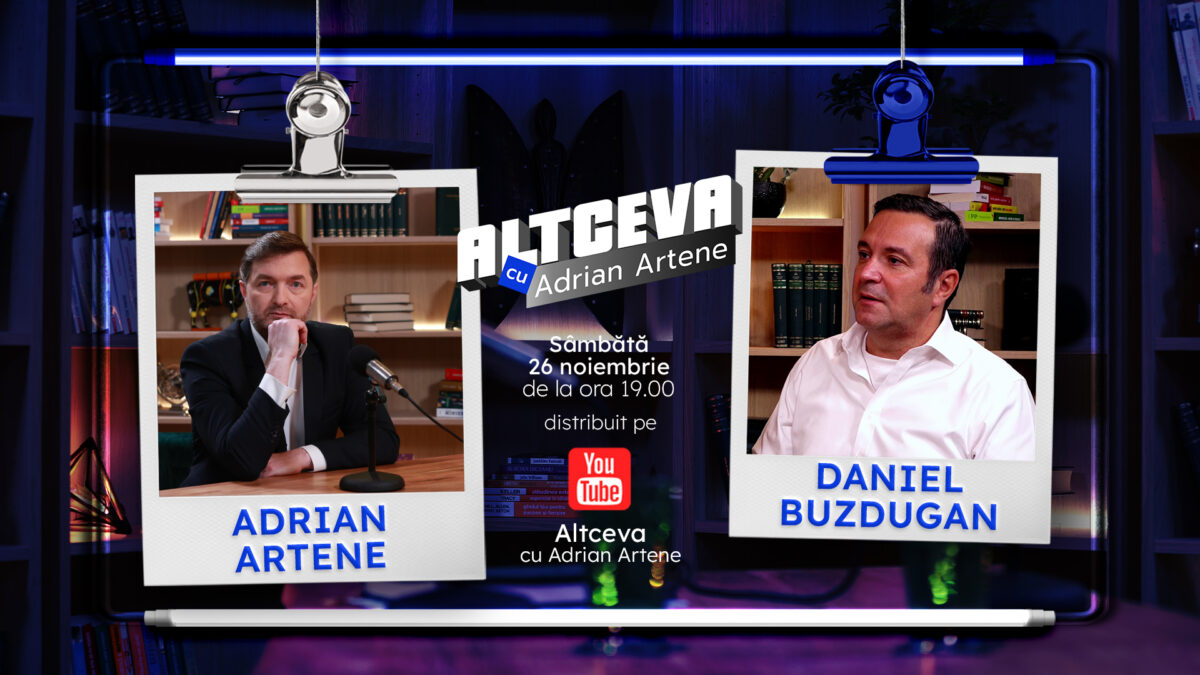 Daniel Buzdugan este invitat la podcastul ALTCEVA cu Adrian Artene