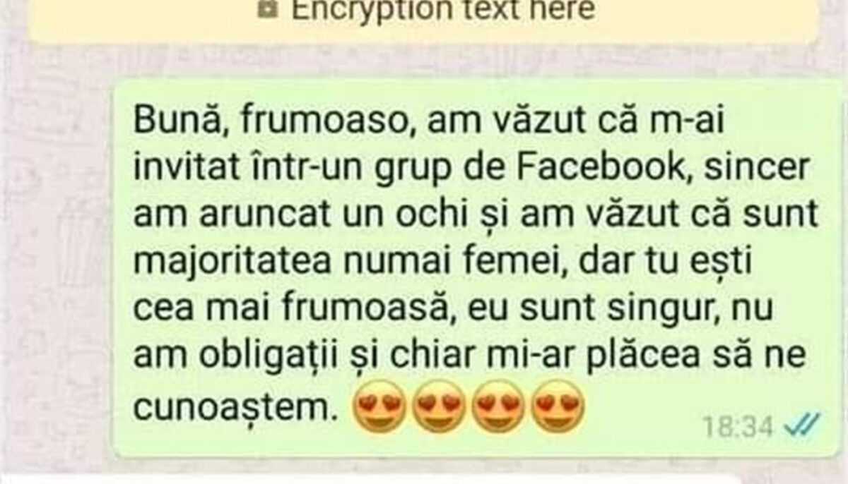 Bancul sfârșitului de săptămână | „Bună, frumoaso, am văzut că m-ai invitat într-un grup pe Facebook”