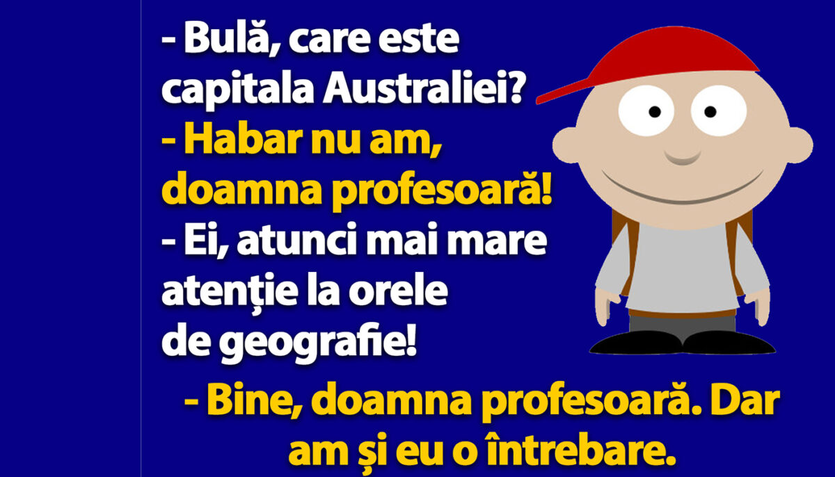 BANC | „Bulă, care este capitala Australiei?”