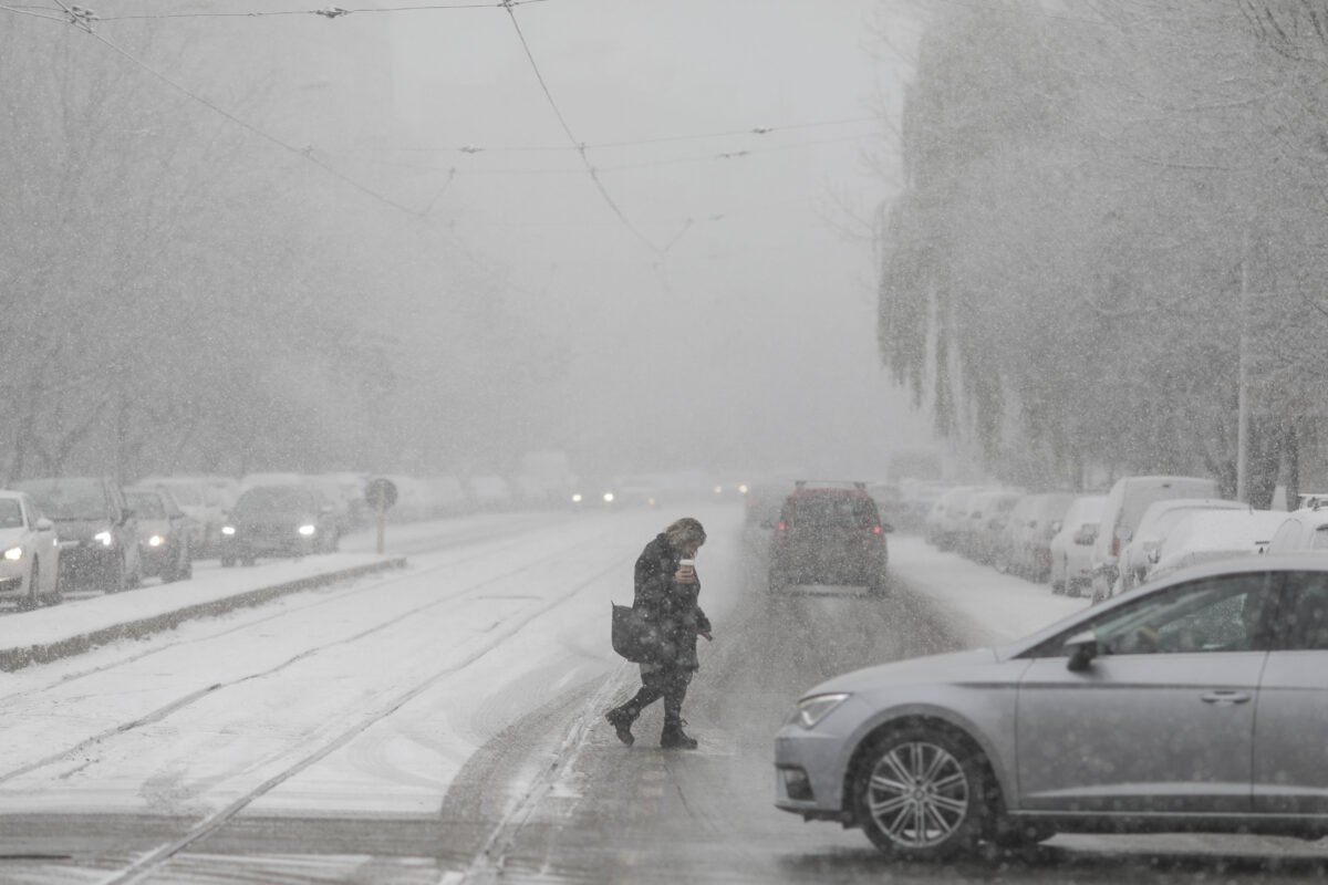 A nins ca în poveşti în Bucureşti! Cum arăta Capitala la primele ore ale dimineţii