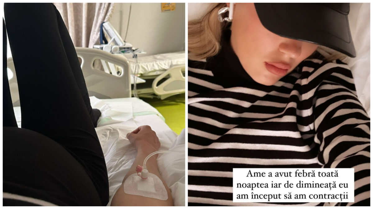 Emily Burghelea, de urgență la spital: „De dimineață am început să am contracții”