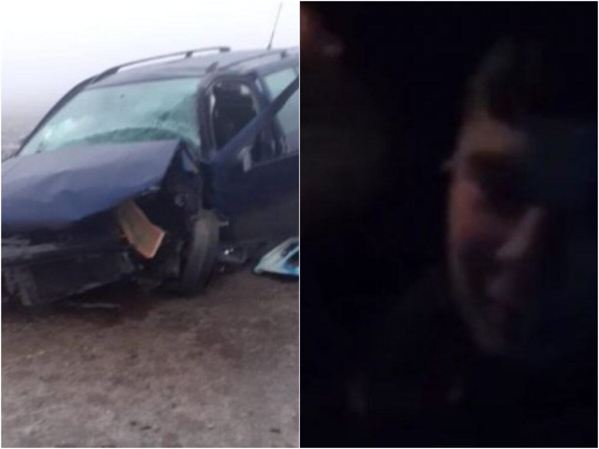 Accident cumplit în Iași, transmis live pe Facebook. Trei tineri au fost răniți