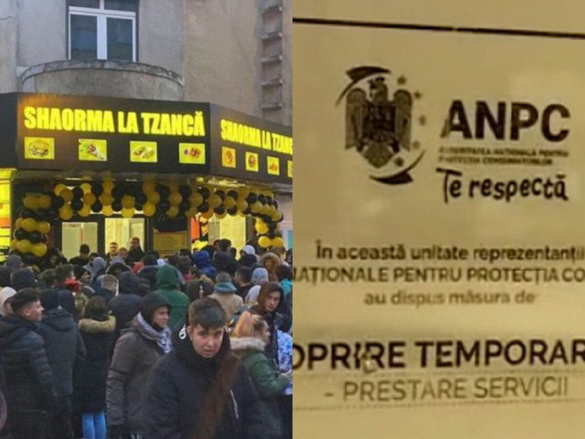 Shaormeria lui Tzancă Uraganu a fost închisă de ANPC. Care este, de fapt, motivul