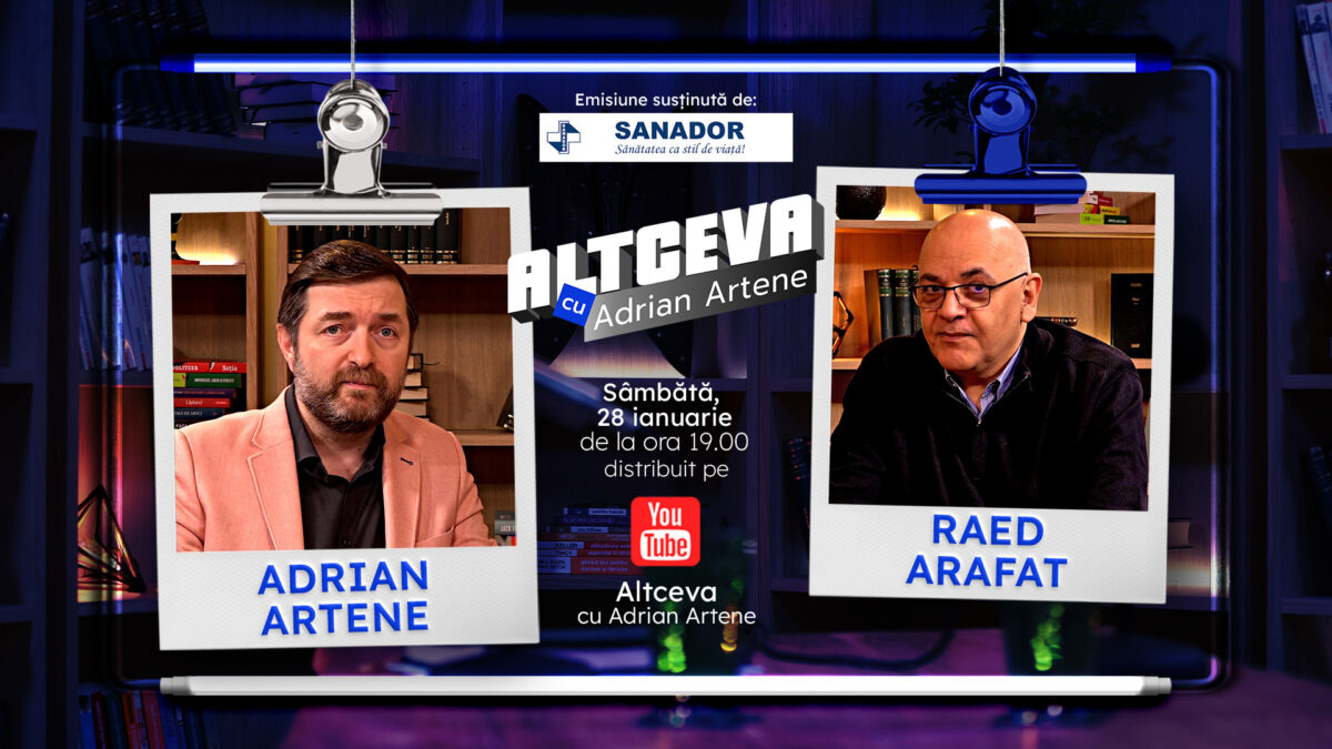 Raed Arafat, invitat la podcastul ALTCEVA cu Adrian Artene