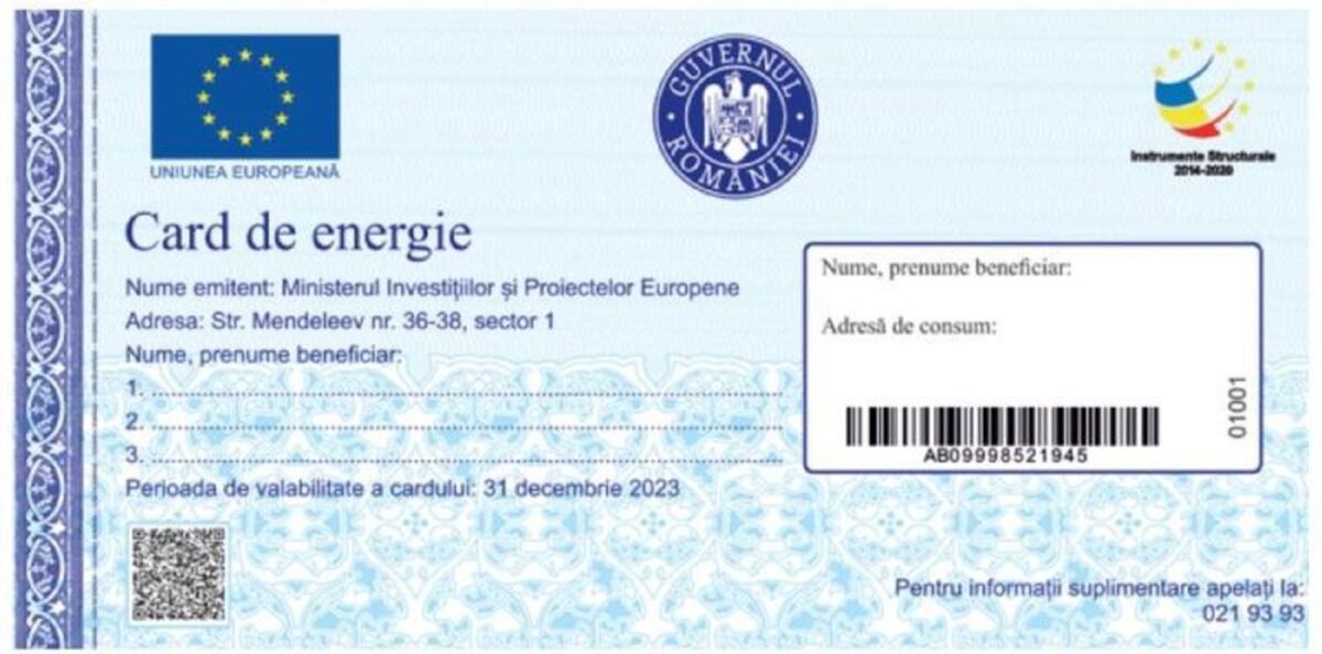 ANAF verifică beneficiarii cardurilor pentru plata energiei electrice, care au venituri mult mai mari decât cele declarate. ,,Media acestor venituri trece de 10.000 de euro”