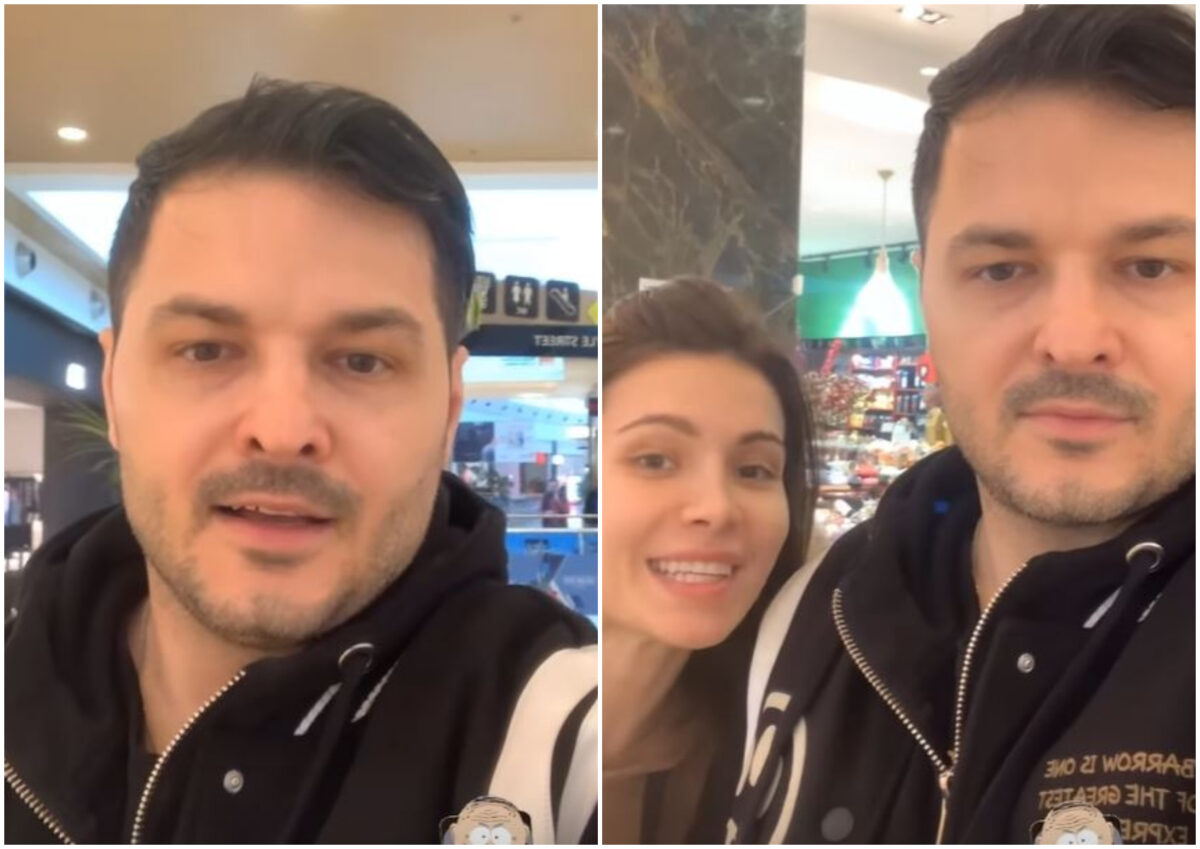 Dialog amuzant între Liviu Vârciu și partenera sa, Anda Călin, într-un mall: „Auzi, ia-ți unul mai tânăr decât mine. Am plecat!”