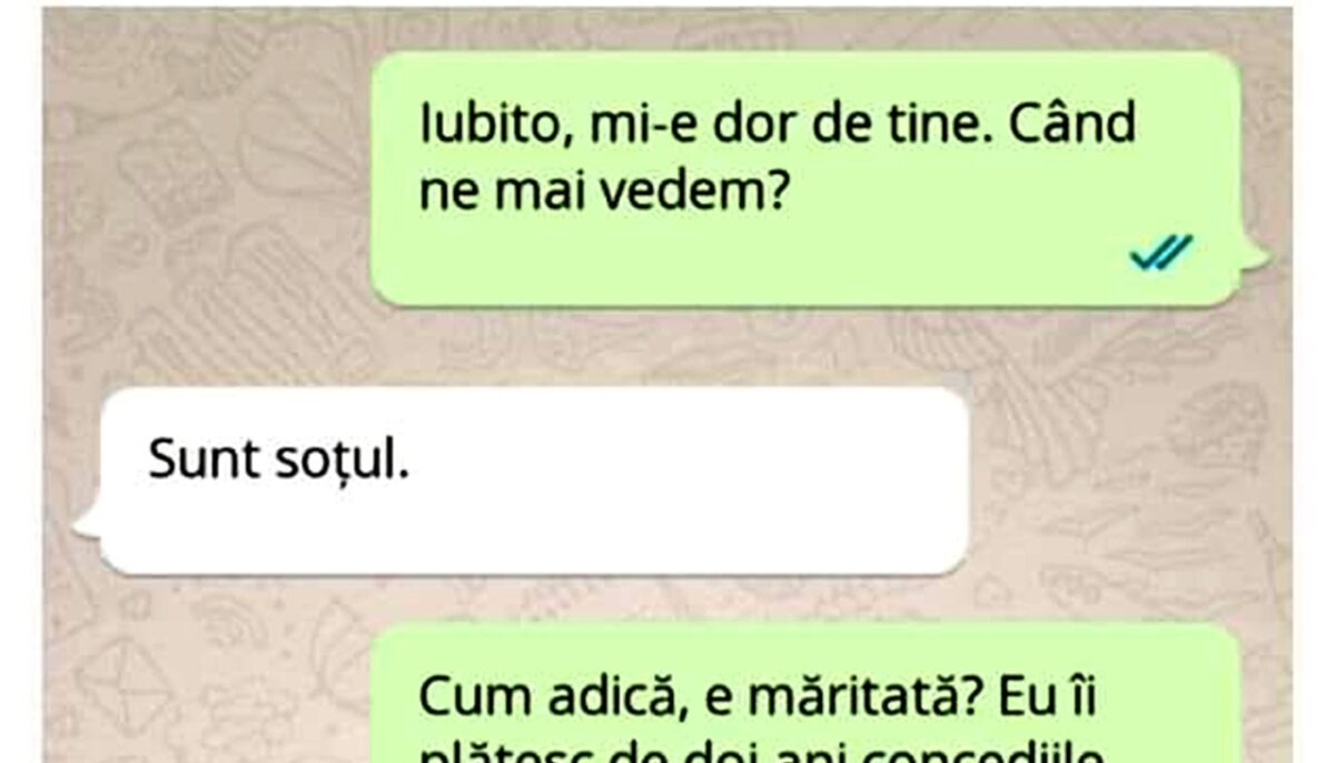 BANCUL ZILEI | „Iubito, mi-e dor de tine! Când ne mai vedem?” POZE