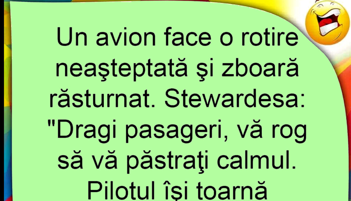 BANC | „Dragi pasageri, vă rog să vă păstrați calmul!”