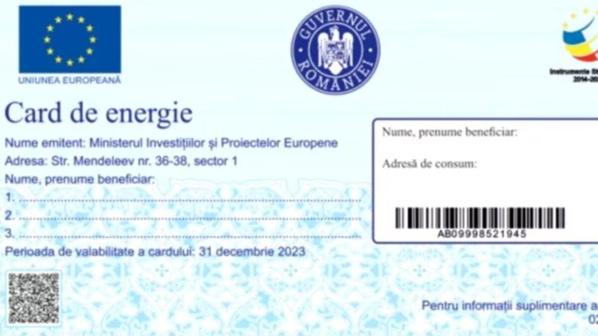 Ghid cu informații esențiale despre cardul de energie. Cele 27 de aspecte pe care trebuie să le cunoască beneficiarii