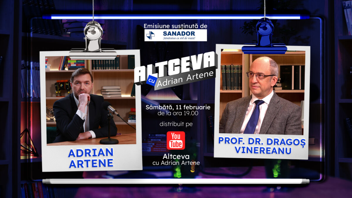 ”Doctorul de inimi”, prof. Dragoș Vinereanu, invitat la podcastul ALTCEVA cu Adrian Artene