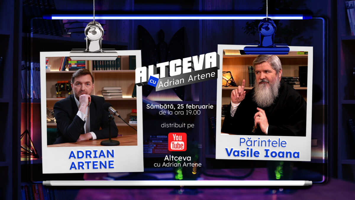 Părintele Vasile Ioana, invitat la podcastul ALTCEVA cu Adrian Artene