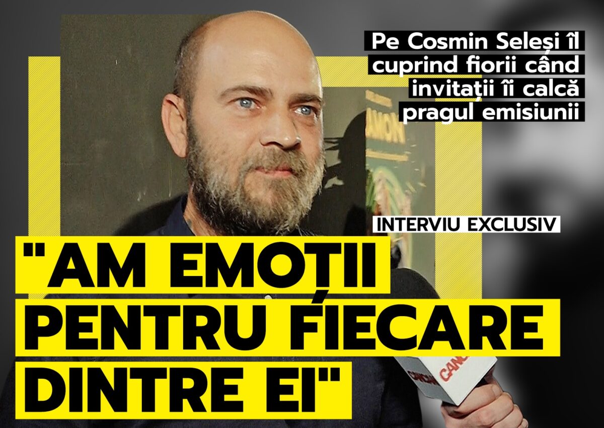 Pe Cosmin Seleși îl cuprind fiorii când invitații îi calcă pragul emisiunii: „Am emoții pentru fiecare dintre ei”