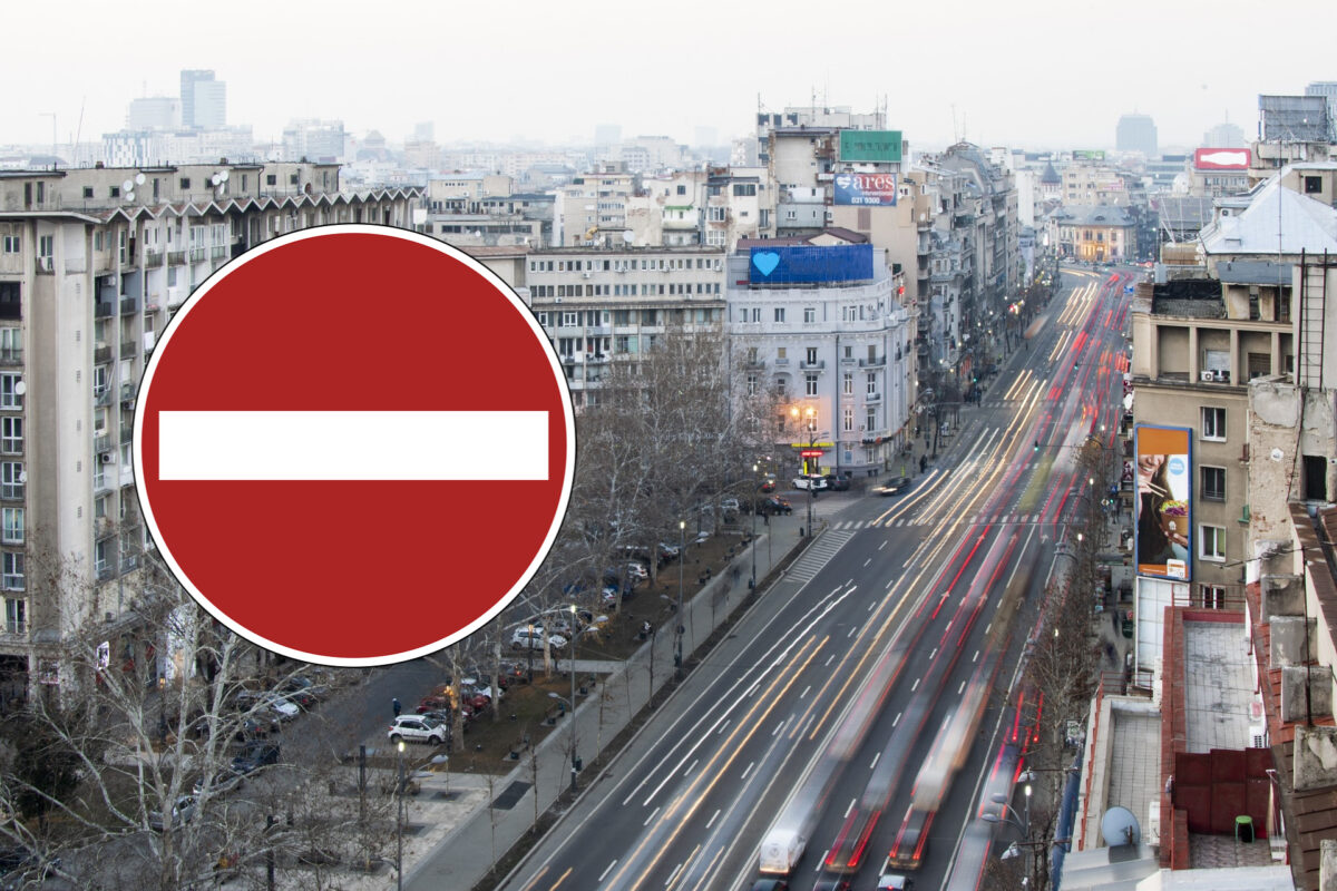 Unde este strada din Bucureşti, care e interzisă total! Nu se poate intra din niciun sens