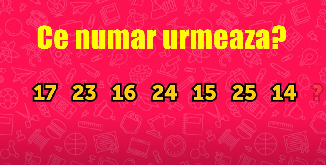 Test de inteligență | Doar 20 la sută dintre oameni știu ce număr urmează