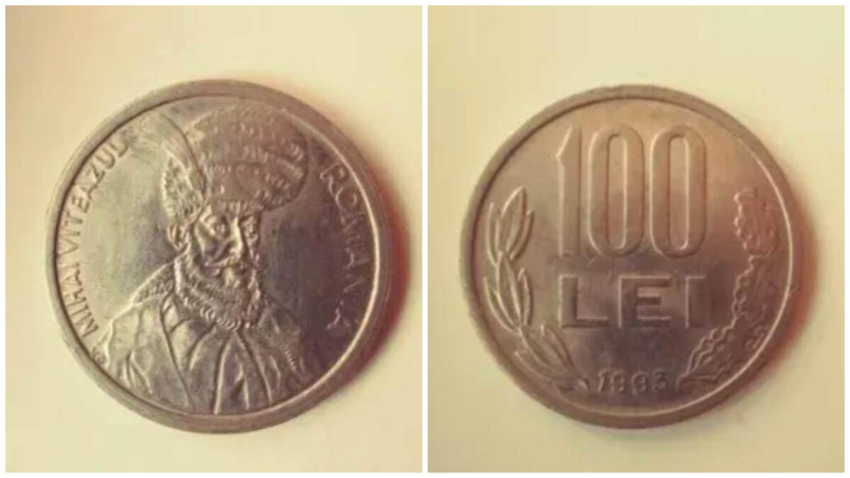 Dacă o ai prin casă, poți câștiga o mică avere! Suma fabuloasă cu care se vinde moneda de 100 de lei cu chipul lui Mihai Viteazul, în 2023